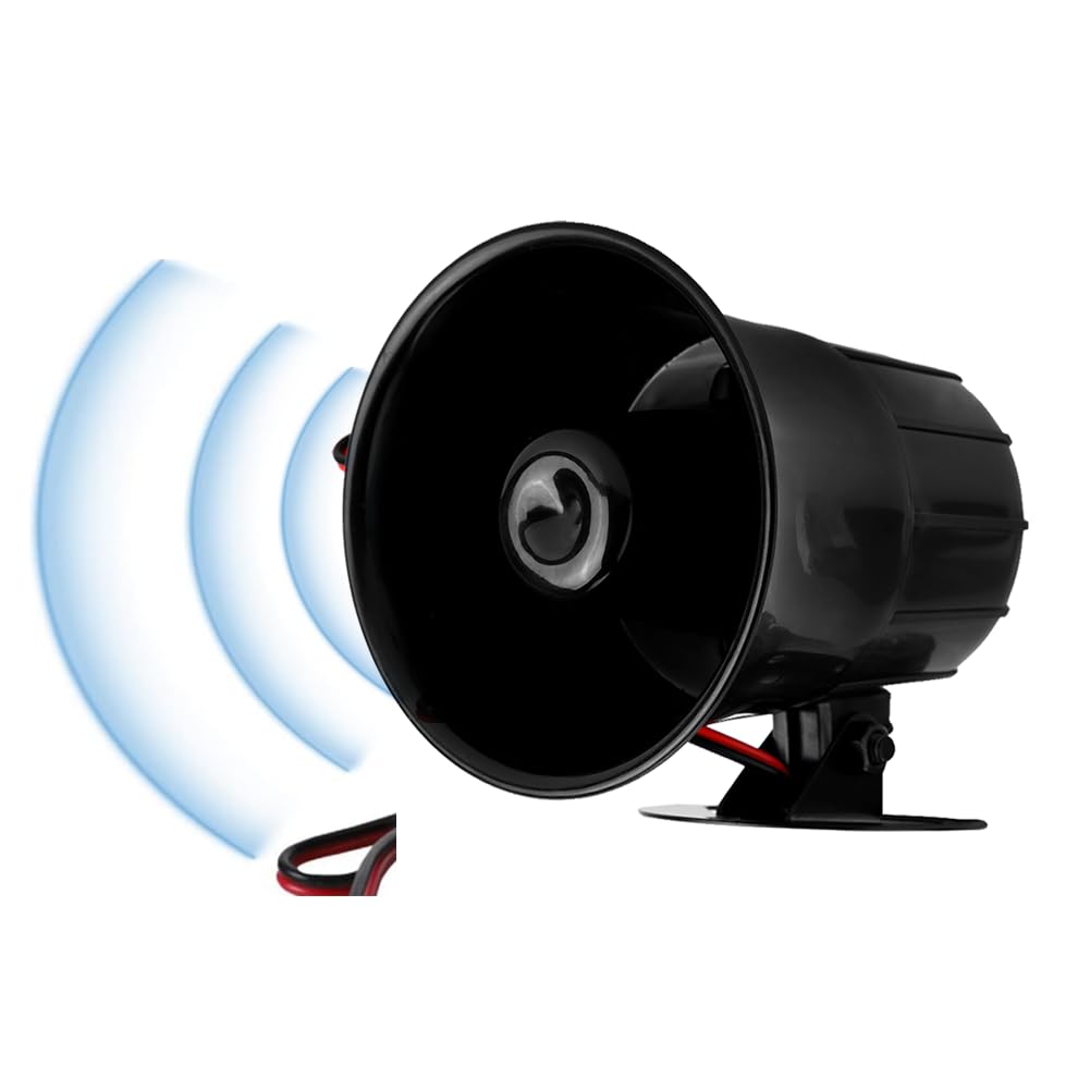 Alarm Siren Horn 110db Wired Warning Alarm Loud Speaker for Home Security System