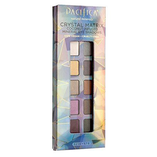 Pacifica Beauty 10 Well Eye Shadow, Crystal Matrix, 0.2 Ounce (Best Lipstick Color For Hazel Eyes)