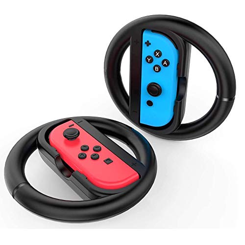 Buy Steering Wheels Kit for Nintendo Switch JoyCon Racing Game