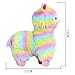 Alpacasso 6.7 Inch Rainbow Alpaca Plush, Stuffed Animals Toy for Kids