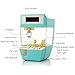 Powshop Mini Arcade Electronic Crane Claw Game Claw Grabber Balls Candy Machine Grabber Toy Creative Alarm Clock with Sounds, Coins and Balls for Children(Green)