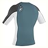 ONeill-Wetsuits-Mens-UV-Sun-Protection-Skins-Short-Sleeve-Crew-Sun-Shirt-Rash-Guard-BlueWhiteGraphite-XX-Large