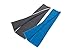 Microfiber Deep Waffle Weave Golf Towel 2 Pack，Light Weight & Quick Drying. Best for Cleaning All Types of Clubs, Irons & Drivers.(Blue & Gray 16