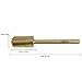 Pana Professional Gold M (Medium) Smooth Round Top Large Dome Top Barrel Carbide Bit 3/32