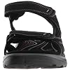 ECCO-Womens-Yucatan-outdoor-offroad-hiking-sandal-limited-black-yak-leather