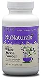 NuNaturals NuStevia White Stevia, All-Purpose Sweetener with No Calories, 4 oz