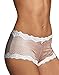 Maidenform Women's Modal Cheeky Hipster With Lace Panty, Darling Dot Beige/Ivory, 6