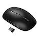 KUMLemg Wireless Mouse, Optical Portable Computer Mouse with USB Receiver, 3 DPI Levels and Power Save, Slim Cordless Mouse for Laptop, PC, MacBook, Chromebook[Black]