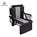ALPHA CAMP Stadium Seat Chair for Bleachers with Back & Arm Rest (Black Grey)