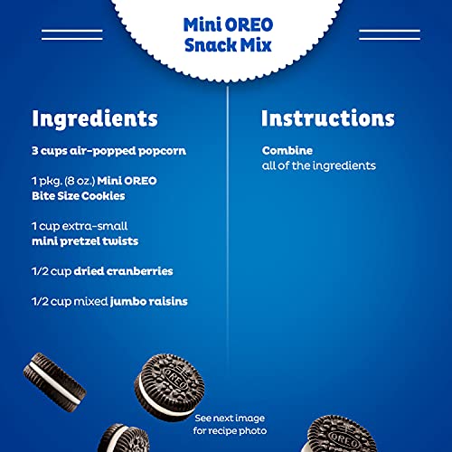 OREO MINIS CHOCOLATE SANDWICH COOKIES, 12 – 3 OZ BAGS