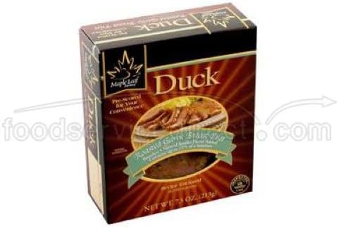 Maple Leaf Farms Boneless Garlic Duck Breast - 4 per pack -- 6 packs per case.