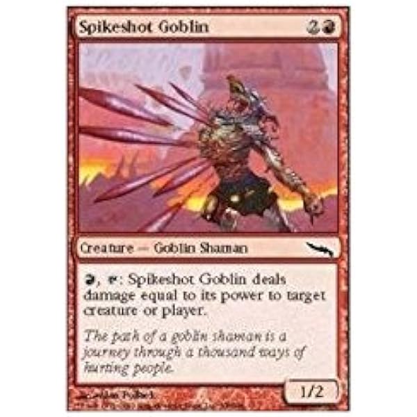 Amazon Com Magic The Gathering Spikeshot Goblin Mirrodin Toys Games
