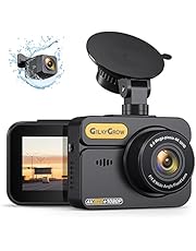 4K Dash Cam Front and Rear Built-in GPS GILAYGROW Front 4K/2.5K and Rear 1080P Dual Dash Camera for Cars 2" IPS 170° Wide Angle Dashboard Camera, Night Vision, WDR, Parking Monitor, Support 256GB Max