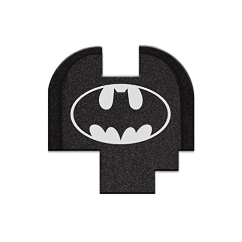 BASTION Rear Slide Cover Plate for Springfield XDS 9mm .40SW .45 ACP Models ONLY, Butt Plate Laser Engraved - Batman