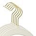 Closet Complete 71741 Velvet Suit Hangers, 50, Ivory, 50 Set (packaging may vary)