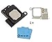 EShine Ear Speaker Earpiece Replacement + Bracket (Holder) + 2 Screws for iPhone 5S A1533, A1457, A1530, A1533, A1453 (ALL CARRIERS) + Cloth