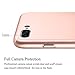iPhone 7 Plus Case, COOLQO Ultra-Thin Full Body Coverage Hard Plastic Matte [Tempered Glass Screen Protector] 360 All Round Shockproof Hybrid Cover Skin for Apple iPhone 7 Plus 5.5 Inch_Rose Gold