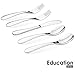 Kids Stainless Steel Utensil Set | Kiddobloom | Premium 304 (18/8) | 5-piece Set: 2 Spoons, 2 Forks, and 1 Butter Knife | Perfect Silverware for Montessori Toddlers and Children | by Kiddobloom