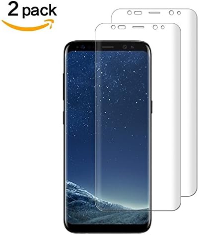 Screen Protector Galaxy S8 Plus,Marsult Tempered Glass Protective Cover Shield 9H Hardness 3D Curved Edge Touch Ultra Clear Anti-Scratch Steel Film for Samsung Galaxy S8 Plus (2 Pack-Clear)