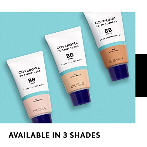 COVERGIRL SMOOTHERSLIGHTWEIGHT BB CREAM MEDIUM TO DARK 815, 1.35 OUNCE (PACKAGING MAY VARY)