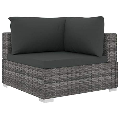 vidaXL Gartenmöbel 11-TLG. mit Auflagen Lounge Möbel Sitzgarnitur Gartengarnitur Sitzgruppe Sofa Gartenset Gartensofa… – Bild 6