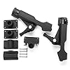 Bekith-2-Pack-Adjustable-Powerlock-Rod-Holder-with-Combo-Mount-Black-Finish