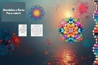 Livro Mandalas e flores
