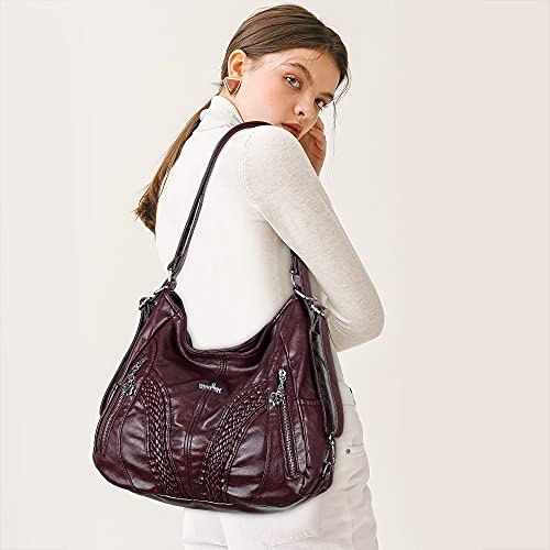 leather purses shoulder bag