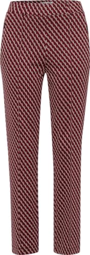 Raphaela by Brax Lillyth Kick Retro Graphic Jersey Pantalones, Cranberry, 32W x 32L para Mujer