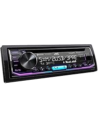 JVC KD T905BTS   Receptor de CD (1 DIN con Bluetooth frontal y trasero Dual USB SiriusXM Pandora SPOTIFICY)