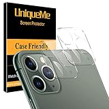 [ 2 Pack ] UniqueMe Camera Lens Protector for iPhone 11 Pro/iPhone 11 Pro Max [High Definition] Scratch Resistant