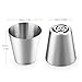 Russian Piping Tips, 7 PCS Icing Decorating Tips, Stainless Steel Icing Piping Nozzles, Buttercream Icing Tool for Making Cakes Puffs and Pastries