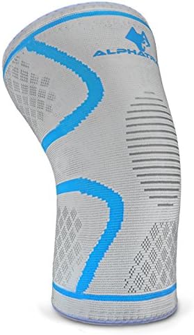 Compression Knee Sleeve With Non Slip Silicone Gel | Comfy, Supportive &amp; Elastic Leg Brace For Women &amp; Men, Athletes, Sports, Football, Basketball, Cross Training, Running, Rehabilitation &amp; More …
