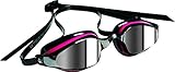 MP Michael Phelps K180 Swim Goggles, Made In Italy (Mirror Lens / Pink Black)