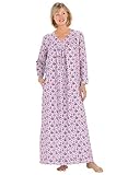 AmeriMark Women's Floral Flannel Gown