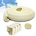 KF Baby Table Edge Guard with 4 Corner Guards, White, with kilofly Refrigerator Magnet