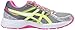 ASICS Women's Gel-Contend 3 Running Shoe, Steel Grey/Safety Yellow/Hot Pink, 9.5 M US