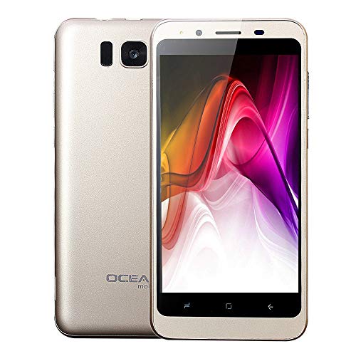 2019 New -Unlocked Cell Phone, 4.7inch Dual HD Camera Android 4.0 WiFi GPS 512MB+4GB Dual SIM 3G Smartphone Mobile Phone (Gold)