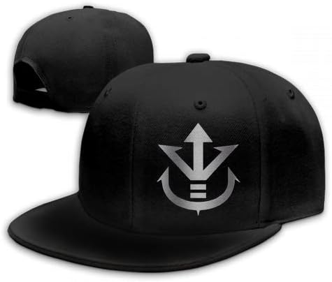 UMarsDeal Vegeta Dragon Ball Z Platinum Logo Baseball Snapback Hat Black