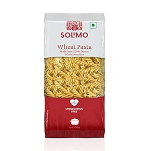 Amazon Brand – Solimo Durum Wheat Fusilli Pasta, 500g