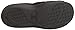 Isotoner Women's Microterry PillowStep Satin Cuff Clog Slippers, Black, 9.5-10 B(M) US