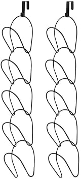 LINFIDITE Hat Rack Hanger Organizer 10 Pack Ring Style Wall/Door Mount view 10
