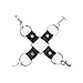 Fetish Cuffs Bondage,Ivysky Under Bed Restraint Cross-Linking Plush Handcuffs and Shackles for SM Sex Games