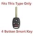 Rpkey Silicone Keyless Entry Remote Control Key Fob Cover Case protector Replacement Fit For Honda Accord Accord Crosstour CR-V Civic Element Pilot OUCG8D-380H-A N5F-S0084A N5F-A05TAA
