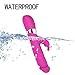 Rabbit Vibrators Rechargeable Waterproof G Spot Dildo Stimulator 7 Multi Speed Sex Toys for Women