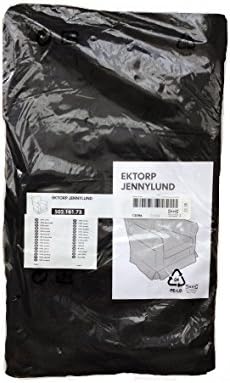 Ikea Ektorp Jennylund Idemo Black Armchair Cover Slipcover