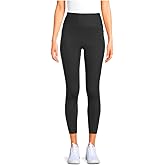 Women’s Active High Rise Flex Tech Leggings (US, Alpha, X-Small, Regular, Regular, Black)