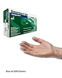 Vinyl 4.2mil Powder Free Gloves -Size Medium (Box of 100)