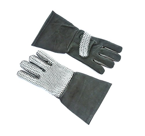 Leather Gloves with Chainmail