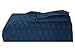 Eddie Bauer Lattice Cotton Blanket, Dusted Indigo, King